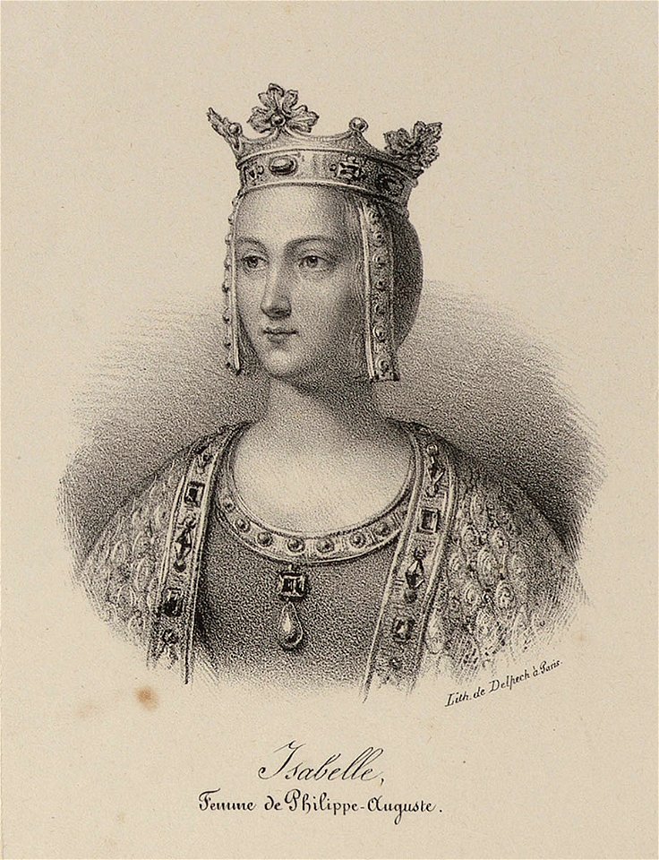 Delpech - Isabelle of Hainault