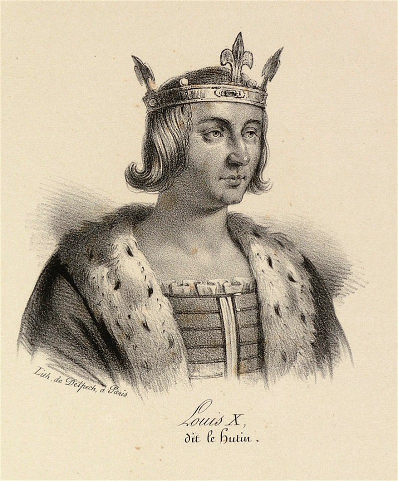 Delpech - Louis X of France