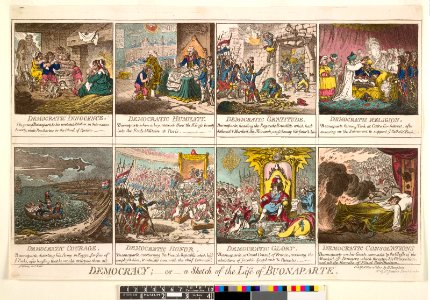 Democracy;-or-a Sketch of the Life of Buonaparte. (BM 1851,0901.1030)