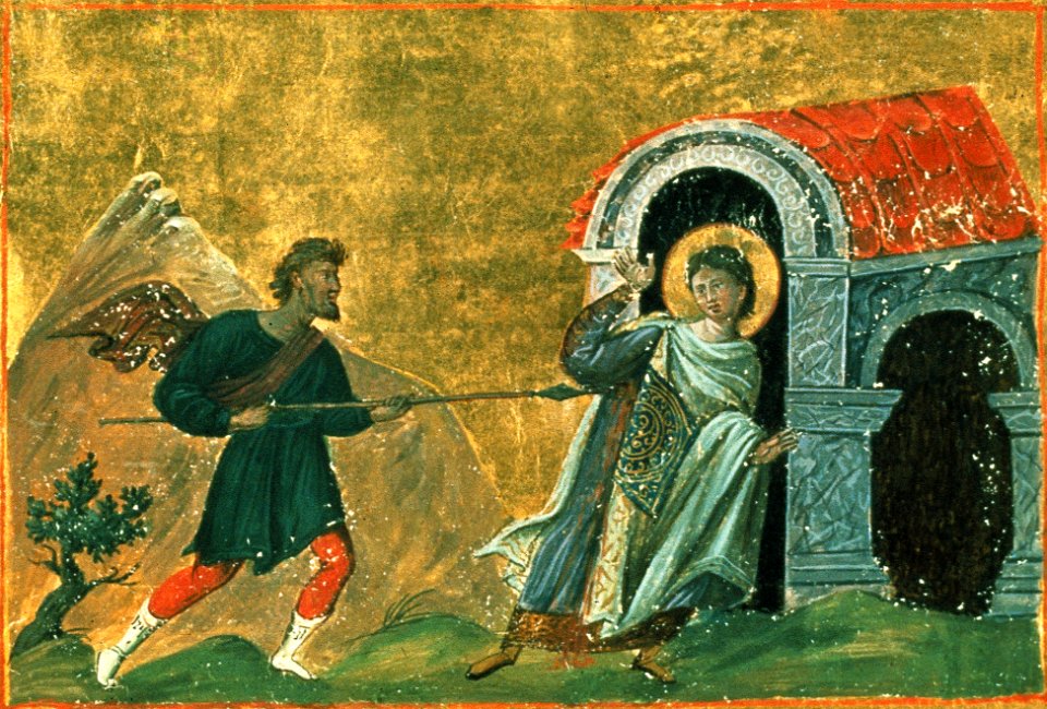 Demetrius of Thessaloniki (Menologion of Basil II)