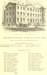 Demilt Dispensary, New York City, Valentine's Manual