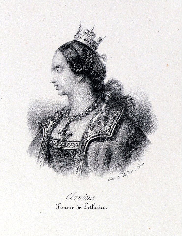 DELPECH Emma of Italy, Queen of Western Francia