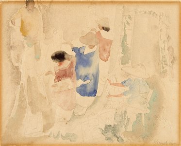 Charles Demuth - Artists Sketching - BF2039 - Barnes Foundation