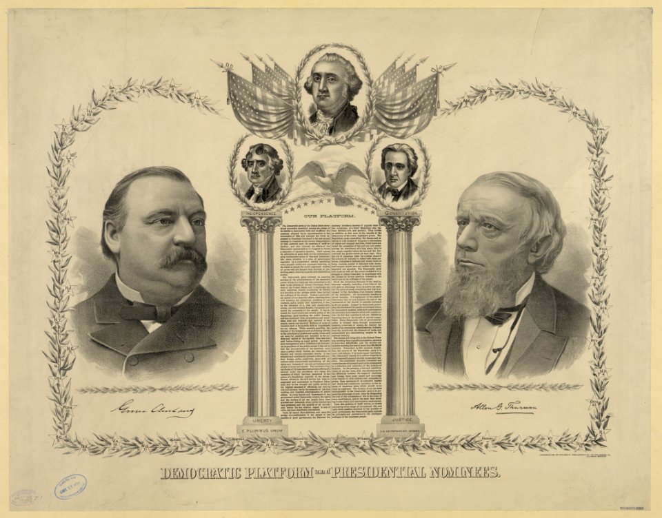 Democratic platform and presidential nominees LCCN2003677782