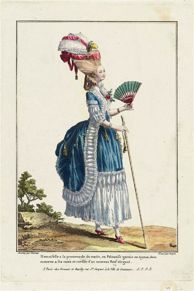 Demoiselle à la promenade du matin