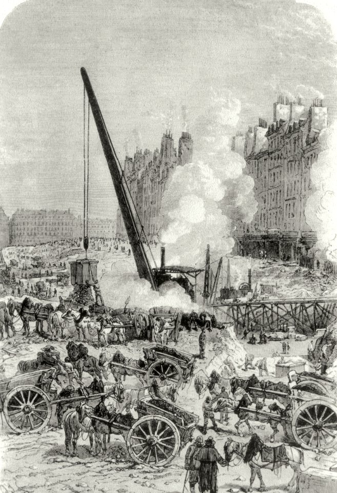 Demolition for Avenue de l'Opéra - between rue de l'Échelle and rue Saint Roch