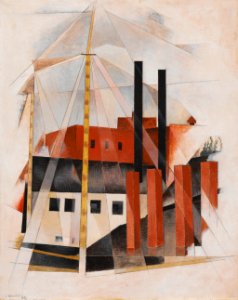 Charles Demuth - Piano Mover's Holiday - BF339 - Barnes Foundation