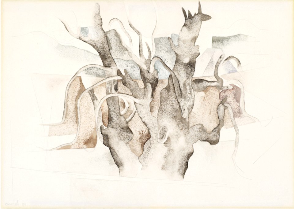 Charles Demuth - Bermuda, Tree - BF649 - Barnes Foundation