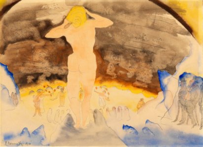Charles Demuth - Count Muffat's First View of Nana at the Theatre - BF1074 - Barnes Foundation