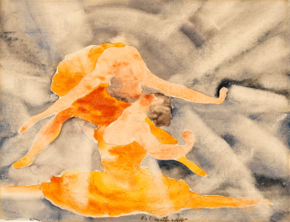 Charles Demuth - Two Women Acrobats - BF745 - Barnes Foundation