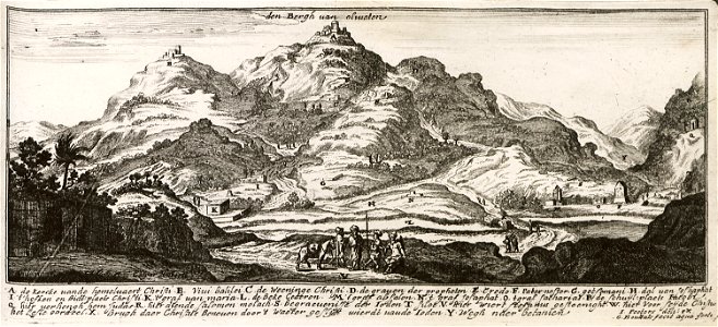 Den Bergh van olniolen - Peeters Jacob - 1686