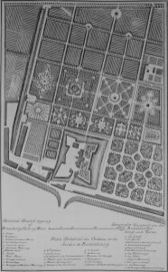 Den danske Vitruvius 1 tab024 - General Grundtegning af Rosenborg Slott og Have