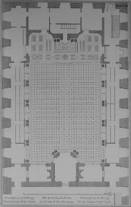 Den danske Vitruvius 1 tab017 - Grundtegning af del Kongl Christiansborger Slotts Capelle