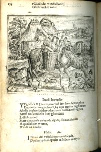 Den esel gheladen met spijse (BM 1868,0612.199)