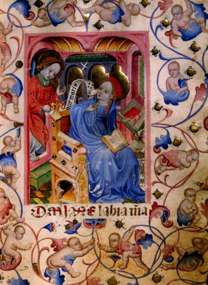 Den heliga Jungfruns tidegärdsbok med kalender - Nationalmuseum - 25748