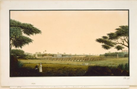 Den østre side av Marmalon bro - Peter Anker (1744–1832) - Kulturhistorisk museum, UiO - UEM4476