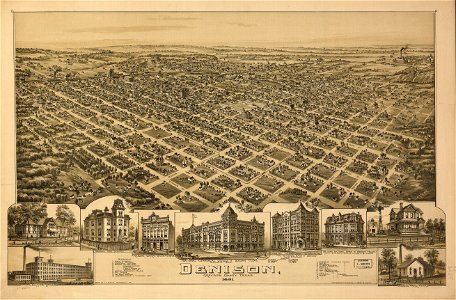 Denison, Grayson County, Texas 1891. LOC 73693317