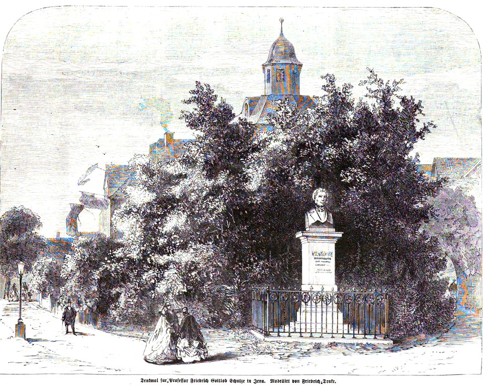 Denkmal Friedrich Gottlob Schulze in Jena 1867 (IZ 49-157)