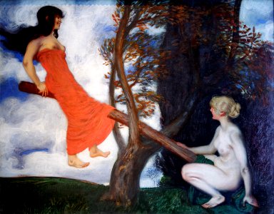 Die wippe Franz von Stuck