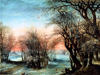 Denis van Alsloot - Winter Landscape - WGA0196. Free illustration for personal and commercial use.