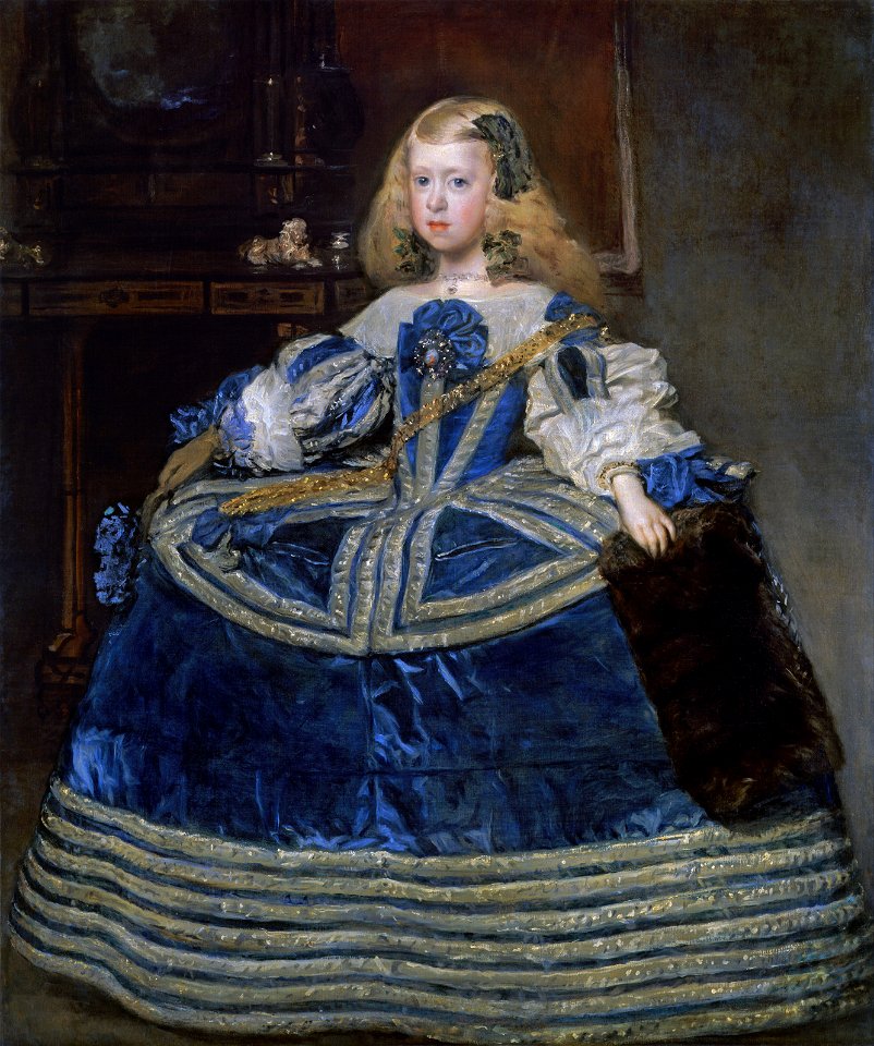 Diego Rodriguez de Silva y Velázquez - Infanta Margarita Teresa in a Blue Dress - Google Art ProjectFXD