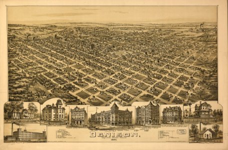 Denison, Grayson County, Texas 1891. LOC 73693317