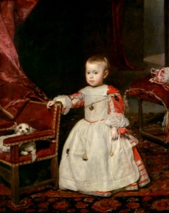 Diego Rodríguez de Silva y Velázquez, , Kunsthistorisches Museum Wien, Gemäldegalerie - Infant Philipp Prosper (1657-1661) - GG 319 - Kunsthistorisches Museum