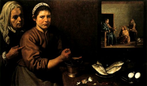 Diego Velázquez - Christ in the House of Mary and Martha - WGA24360