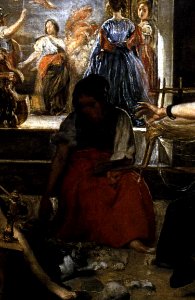 Diego Velázquez - The Fable of Arachne (detail) - WGA24458
