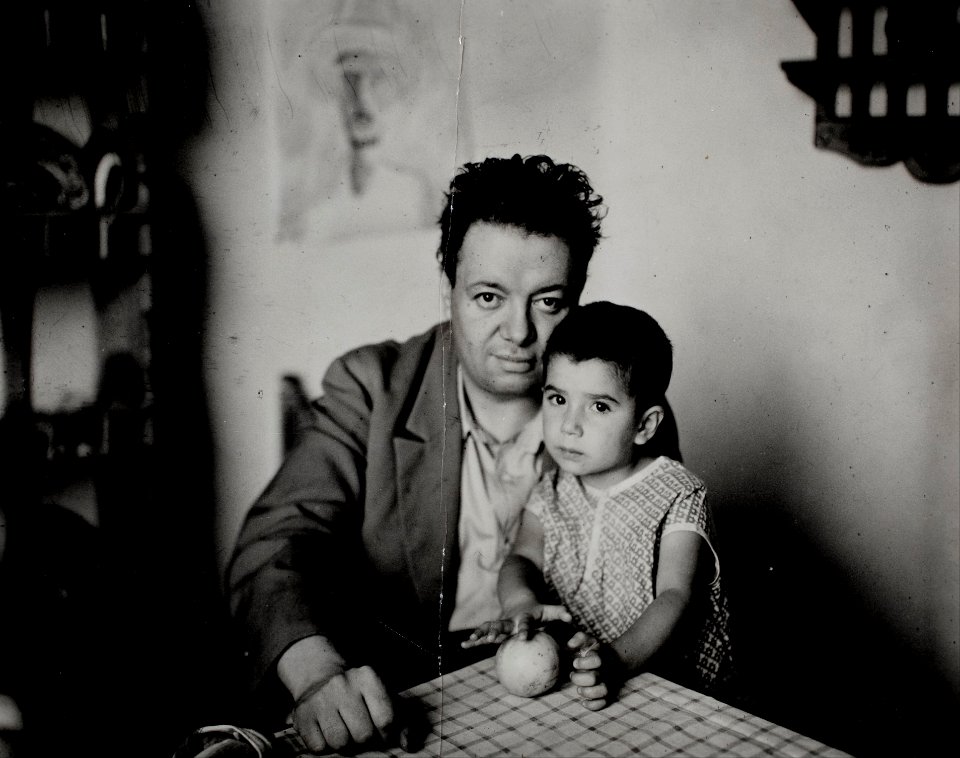 Diego Rivera and his daughter Guadalupe Rivera Marín - Google Art Project