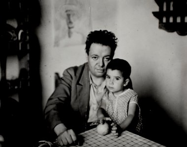Diego Rivera and his daughter Guadalupe Rivera Marín - Google Art Project