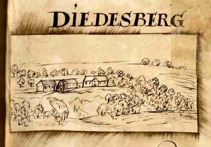 Diedesberg by Jean Bertels 1597