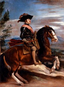 Diego Velázquez - Portrait of Philip IV of Spain on Horseback - WGA24412