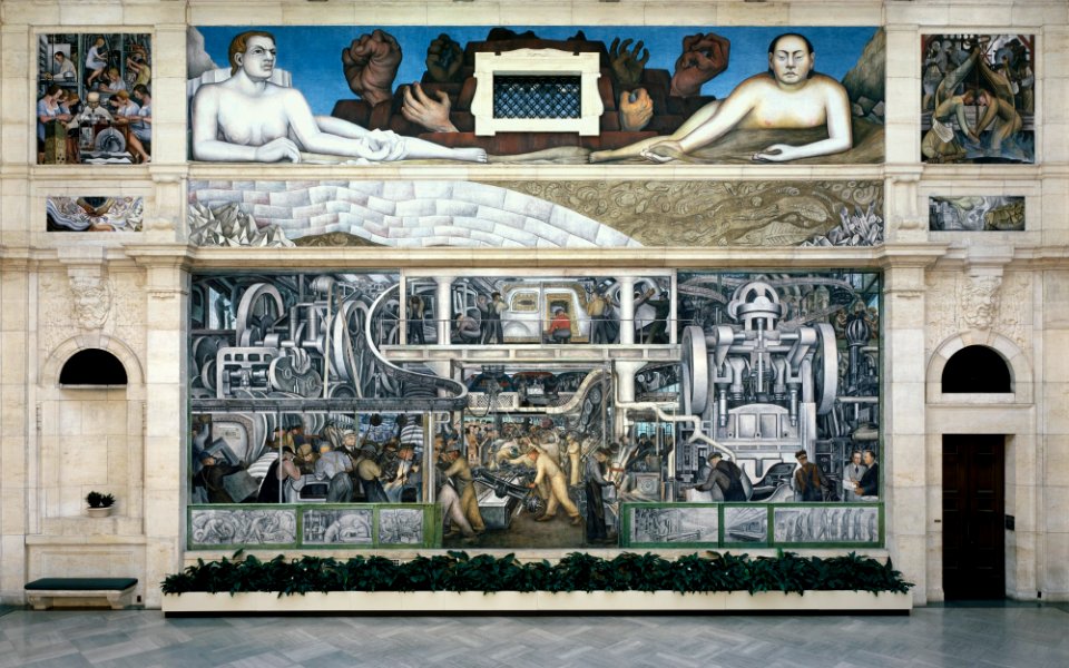 Diego M. Rivera - Detroit Industry, South Wall - 33.10.S - Detroit Institute of Arts