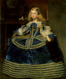 Diego Rodriguez de Silva y Velázquez - Infanta Margarita Teresa in a Blue Dress - Google Art Project