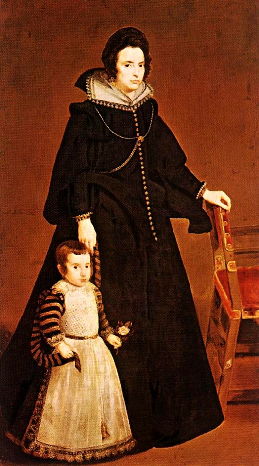 Diego Velázquez - Doña Antonia de Ipeñarrieta y Galdós and her Son Luis - WGA24383