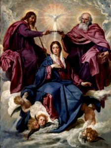 Diego Velázquez - Coronation of the Virgin - Prado