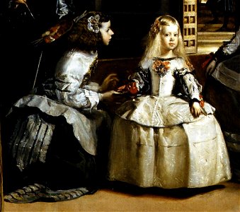 Diego Velázquez - Las Meninas (detail) - WGA24451