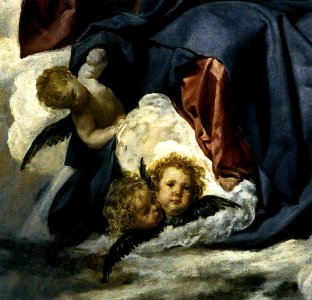 Diego Velázquez - The Coronation of the Virgin (detail) - WGA24440