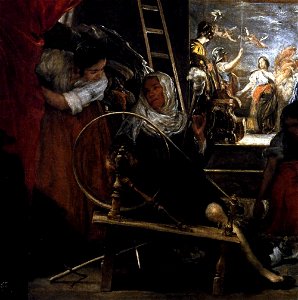 Diego Velázquez - The Fable of Arachne (detail) - WGA24456