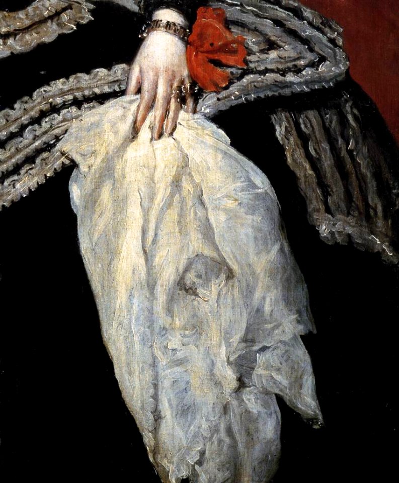 Diego Velázquez - Queen Doña Mariana of Austria (detail) - WGA24463