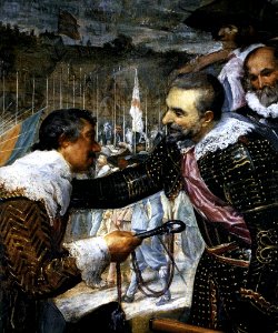 Diego Velázquez - The Surrender of Breda (detail) - WGA24404. Free illustration for personal and commercial use.