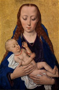 Dieric Bouts - Virgin and Child - DEP2 - Statens Museum for Kunst