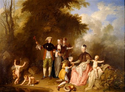 Christian Wilhelm Ernst Dietrich - Gesellschaft im Park