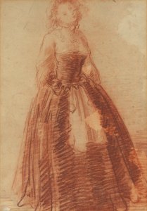 Dienstbode (recto), James Ensor, Mu.ZEE Oostende, SM000411a