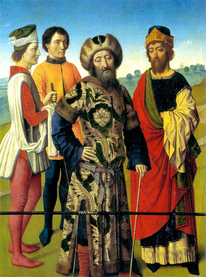 Dieric Bouts - Martyrdom of St Erasmus (detail) - WGA02986