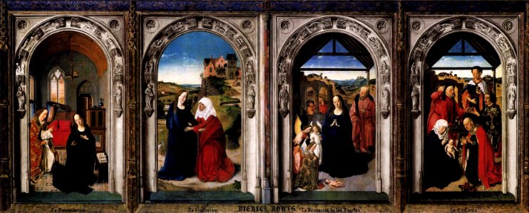 Dieric Bouts - Triptych of the Virgin - WGA2978