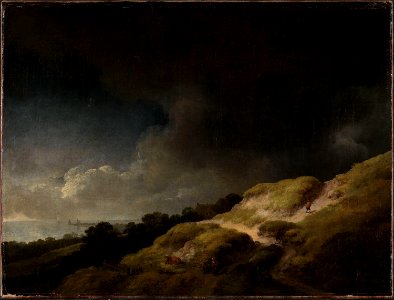 Christian Wilhelm Ernst Dietrich - Landskap med sanddyner - NG.M.04423 - National Museum of Art, Architecture and Design