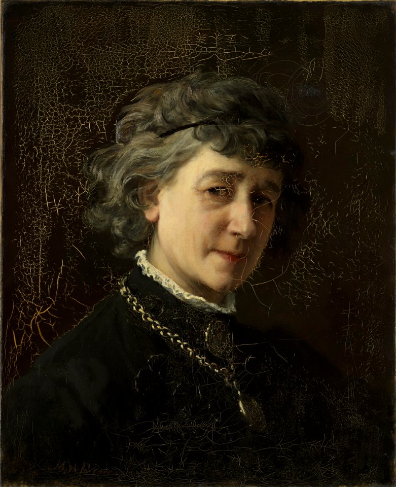 Mathilde Dietrichson - Self-Portrait - NG.M.01775 - National Museum of Art, Architecture and Design
