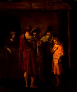 Toegeschreven aan Abraham van Dijck - The Departure of Benjamin - 798 - Mauritshuis